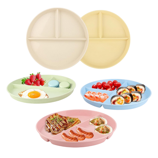Assiette compartimentée